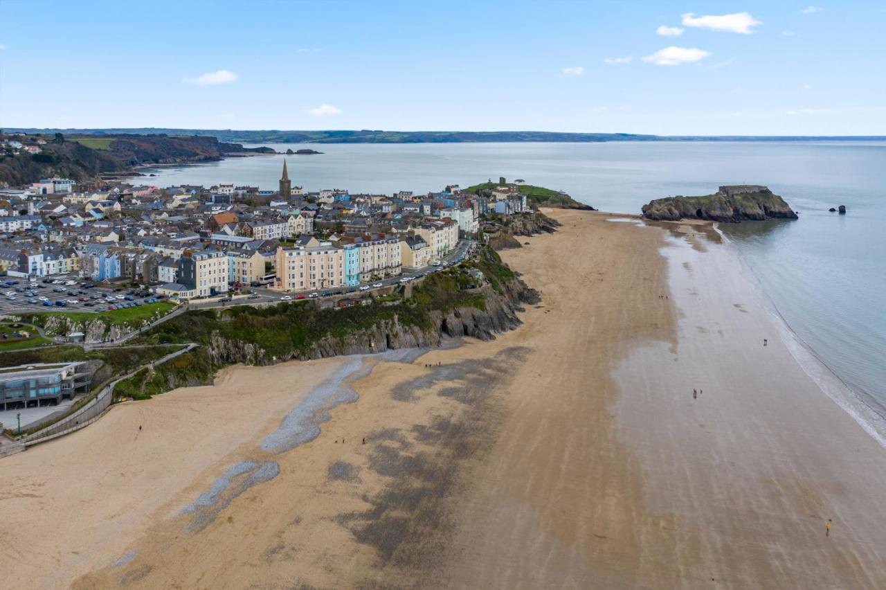 3 South Beach Court - Cosy Seafront Apartment Tenby Exterior foto