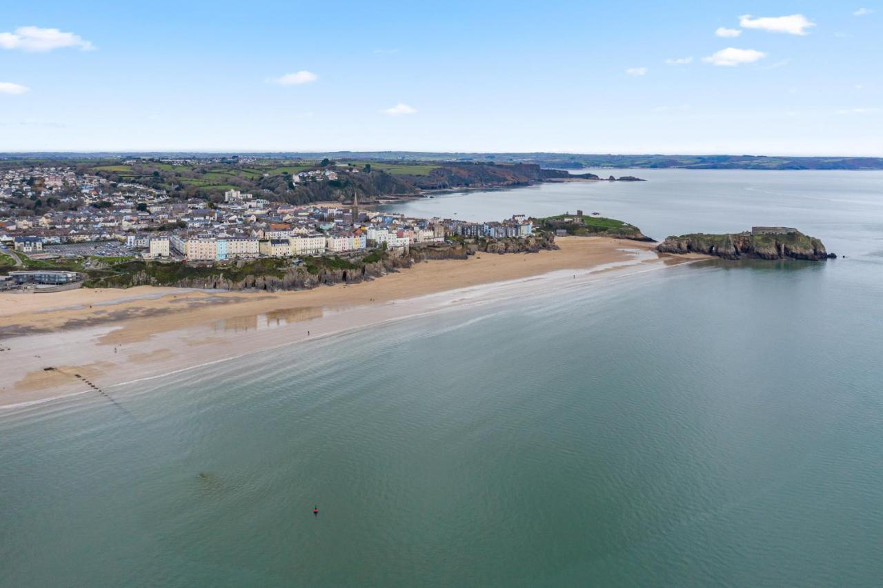 3 South Beach Court - Cosy Seafront Apartment Tenby Exterior foto